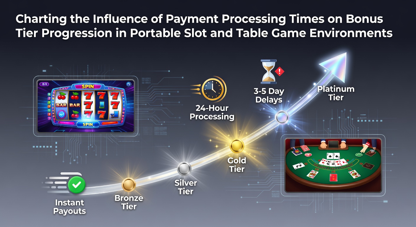Diagramm zeigt Zusammenhang zwischen Zahlungszeiten und Bonus-Stufen in mobilen Casinos