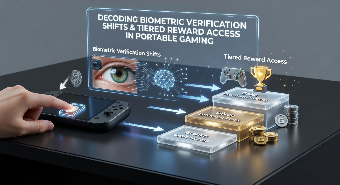 Darstellung eines gestaffelten Belohnungssystems auf einem Smartphone mit biometrischer Zugangskontrolle
