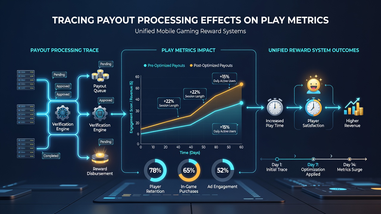 Beispielhafte Grafik zu Metriken und Auszahlungseffekten in Gaming-Umgebungen